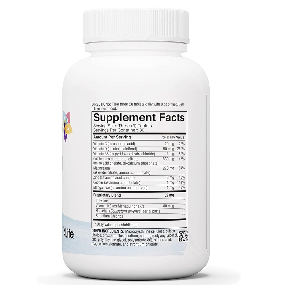 4Life Cal-Mag Complex label close-up highlighting its calcium and magnesium nutrients