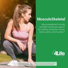 4Life Musculoskeletal Formula alfalfa dried plant illustrates balanced nutrition for muscles.