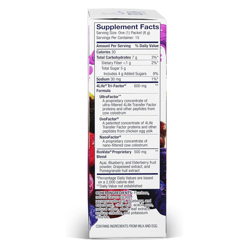 RioVida Stix blueberry stick pack for antioxidant-rich daily use