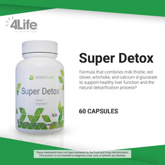 4Life Super Detox capsules ready for convenient daily use and ongoing detox support.