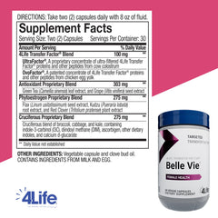 4Life Belle Vie capsules ready to support reproductive health.