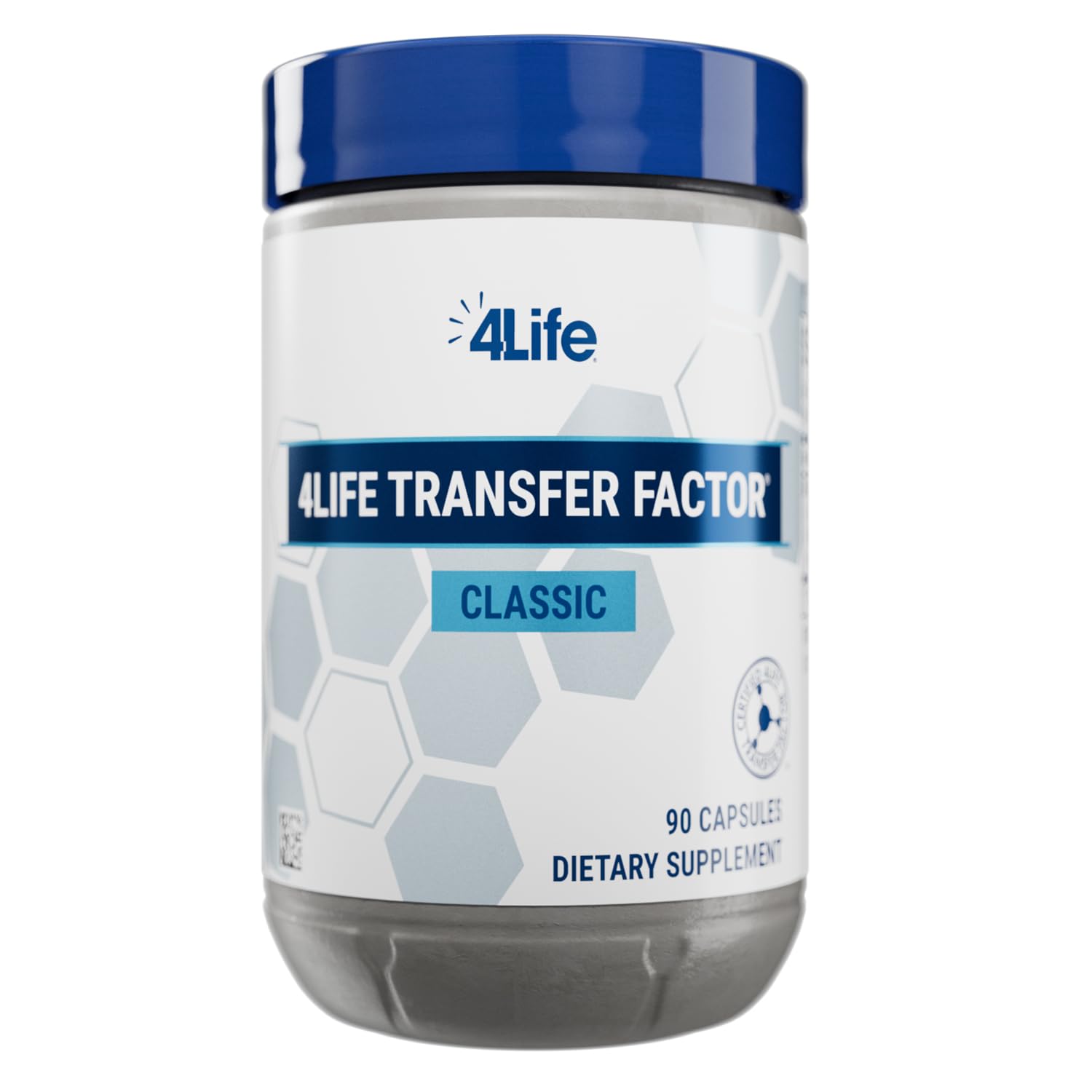 4Life Transfer Factor Classic bottle shown for everyday immune support and quality