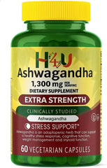4 TOP CARE H4U Ashwagandha capsule front view promotes stress support and daily resilience.