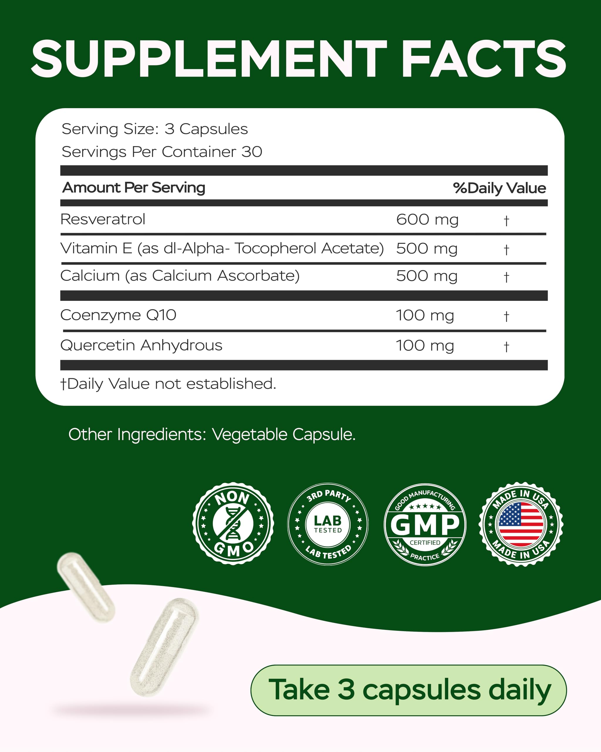 Quercetin ingredient highlight supporting absorption in 4Well Resveratrol
