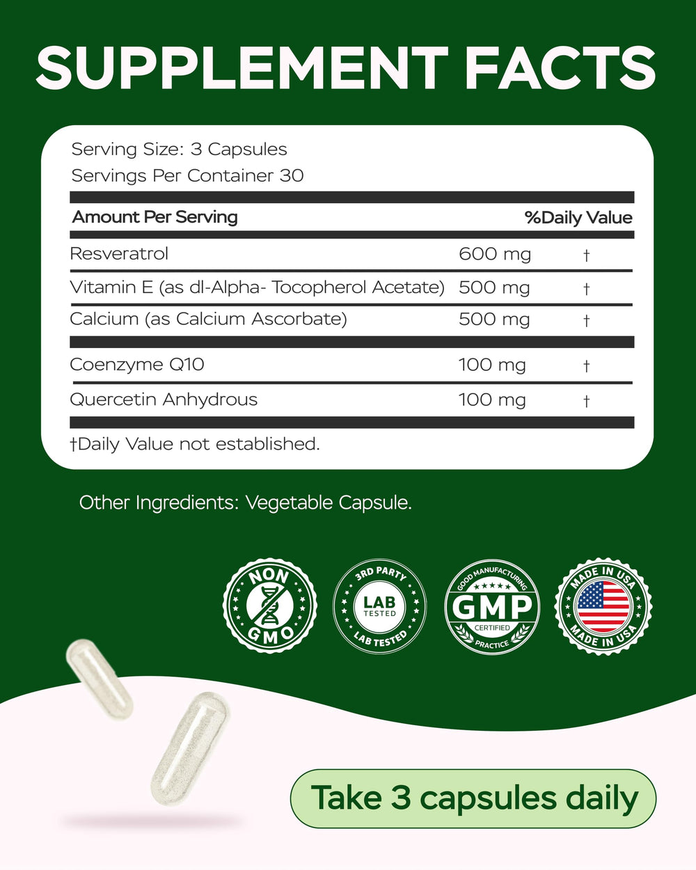 Quercetin ingredient highlight supporting absorption in 4Well Resveratrol