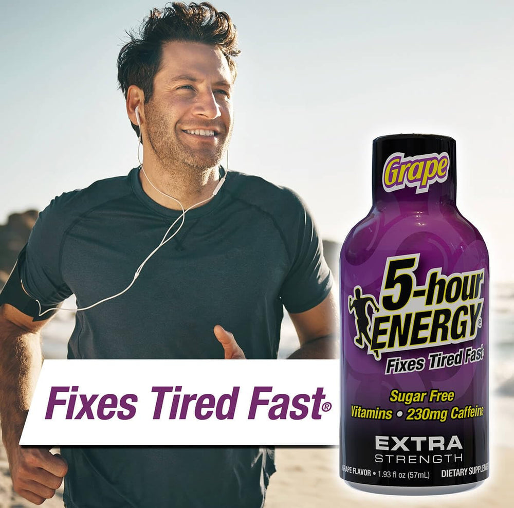 5-hour ENERGY B vitamins and amino acids illustrate daytime alertness support
