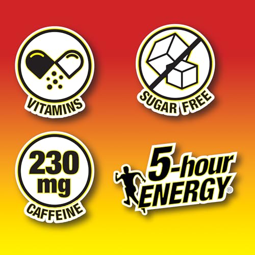 Vibrant branding of 5-hour ENERGY Tidal Twist for focus and energy.