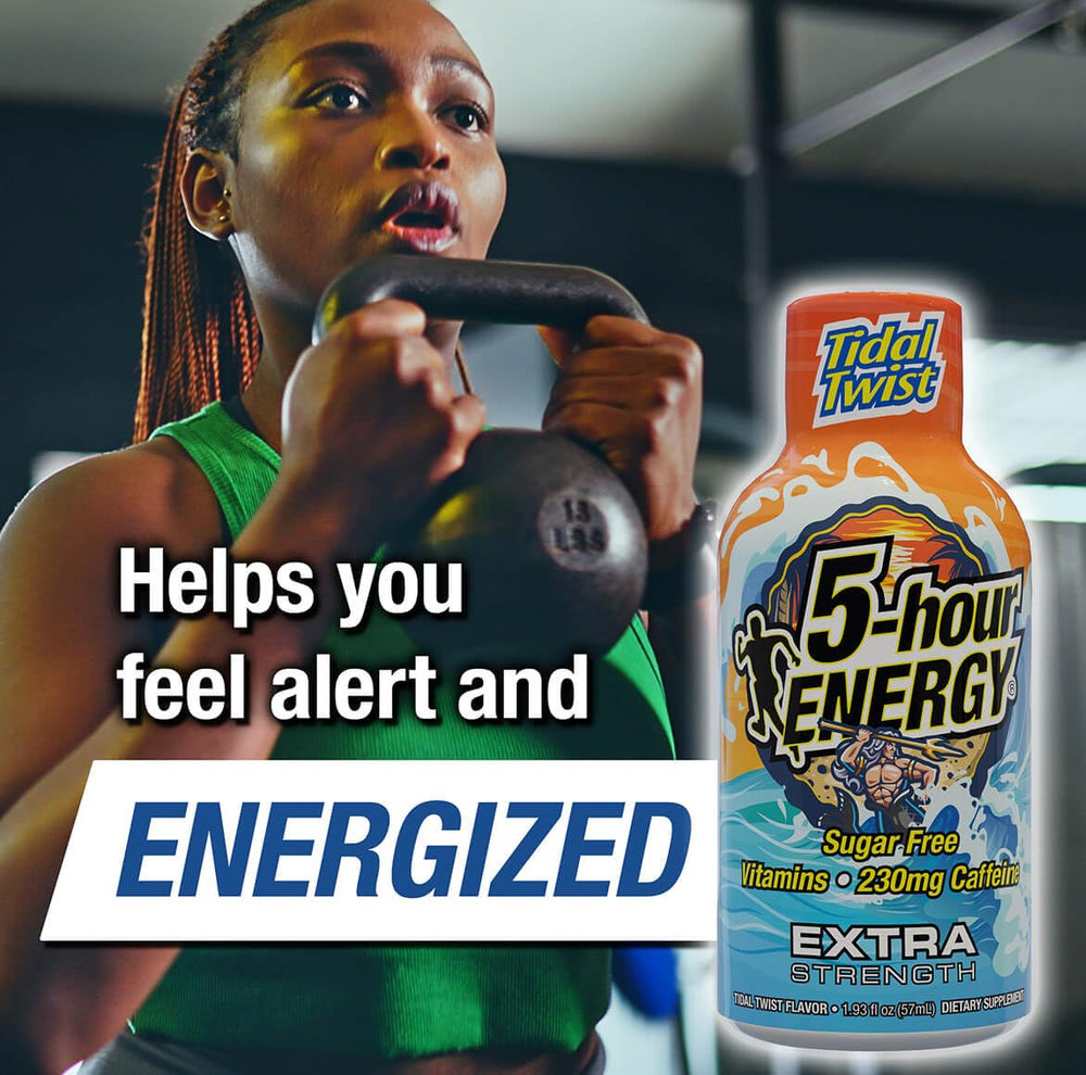 Close-up of Tidal Twist label highlighting zero calories and flavor.