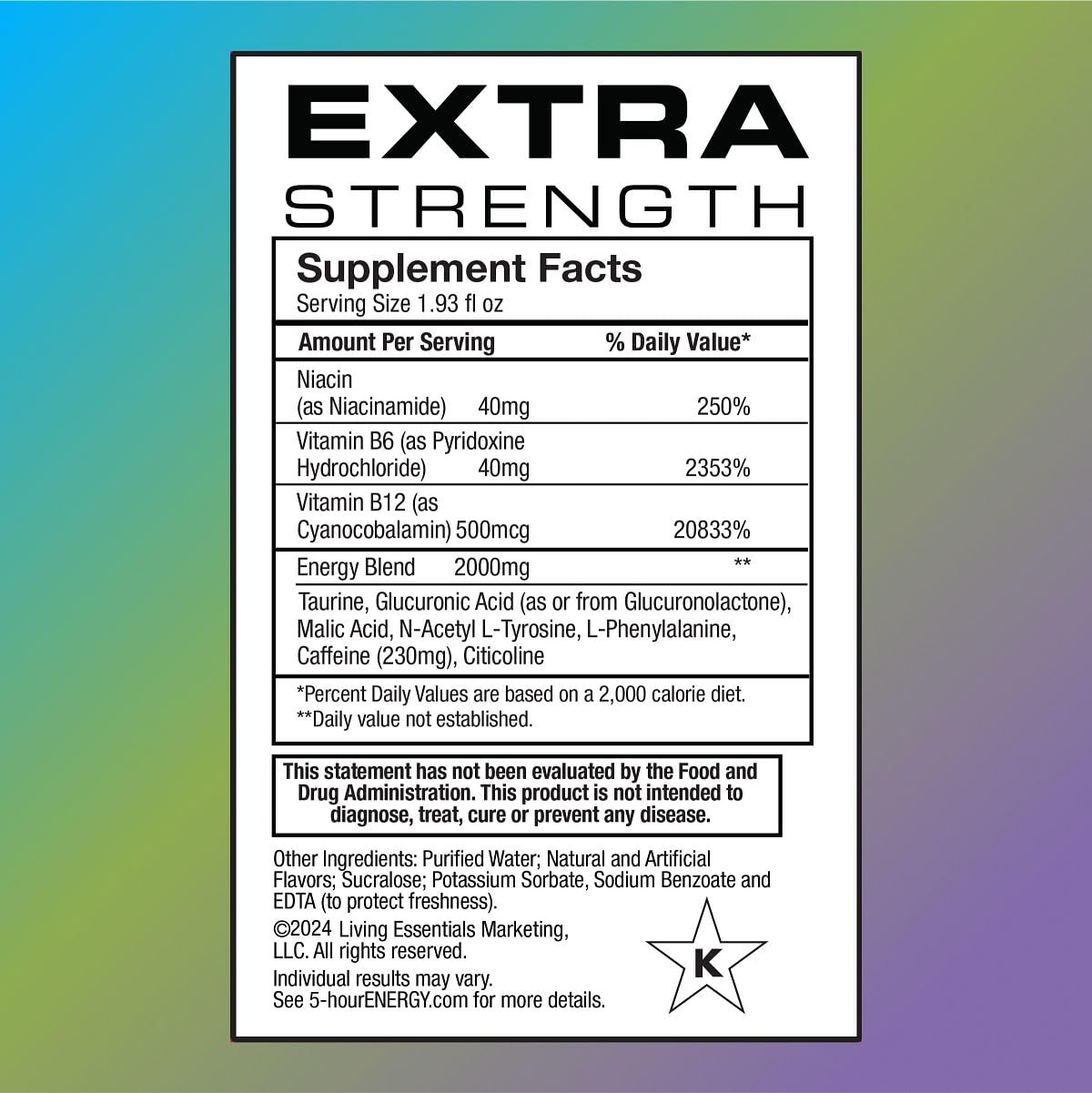 5-Hour Energy Hawaiian Breeze shot delivering quick energy in the morning