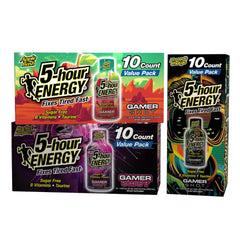 5-hour ENERGY Gamer Shots Apple Bash bottle ready for quick focus during gaming sessions.