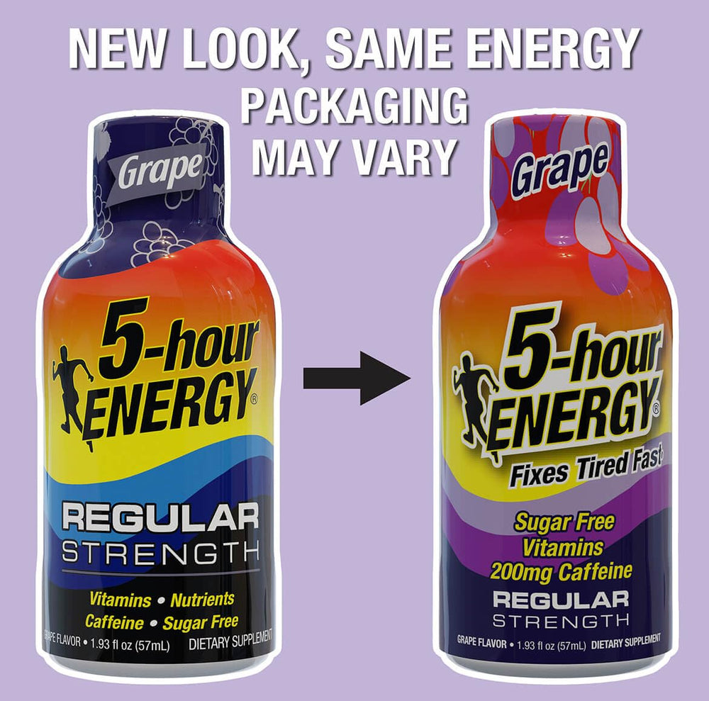 5-hour ENERGY regular strength boxed collection 20-pack for easy storage