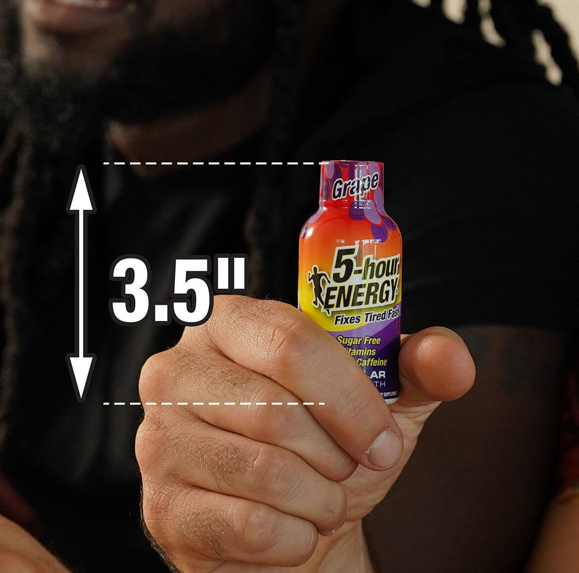 Visual of grape flavor suggesting a fruity, smooth energy experience