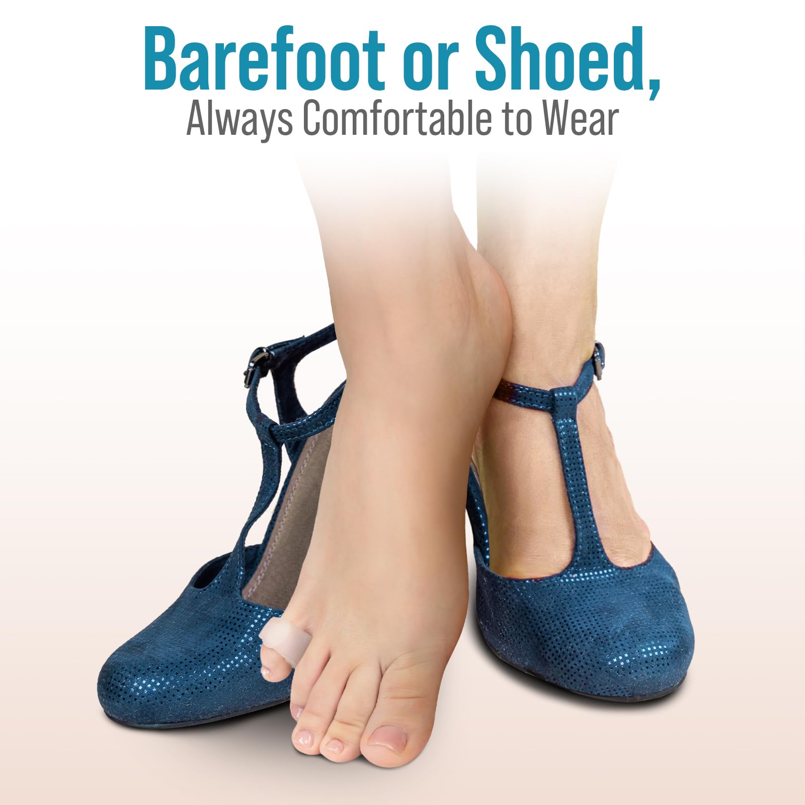 5 STARS UNITED toe spacers offer all-day comfort for daily wear and activities.