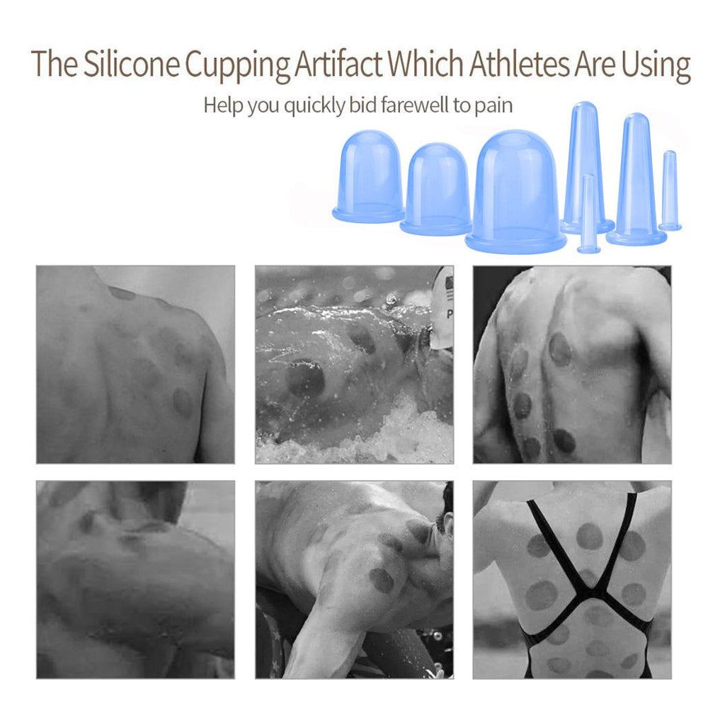 500-miles cupping therapy usage diagram shows safe at-home cupping steps