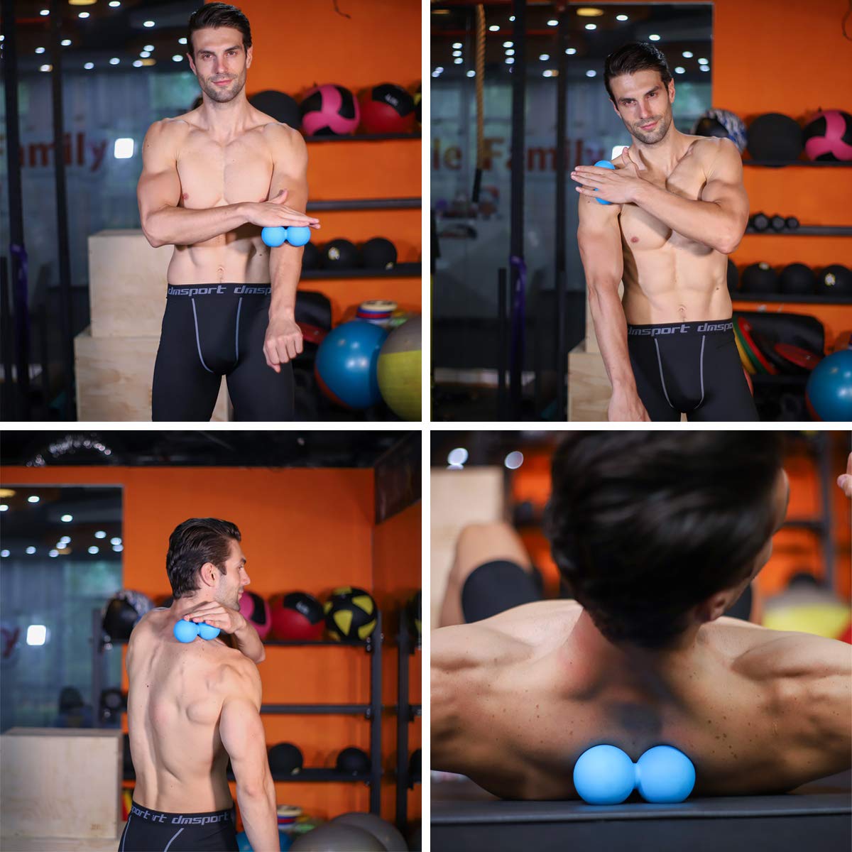 5BILLION FITNESS peanut massage ball durable material detail for consistent use
