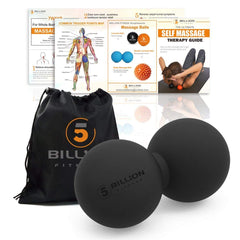 5BILLION peanut massage ball neck-release view showing precise pressure.