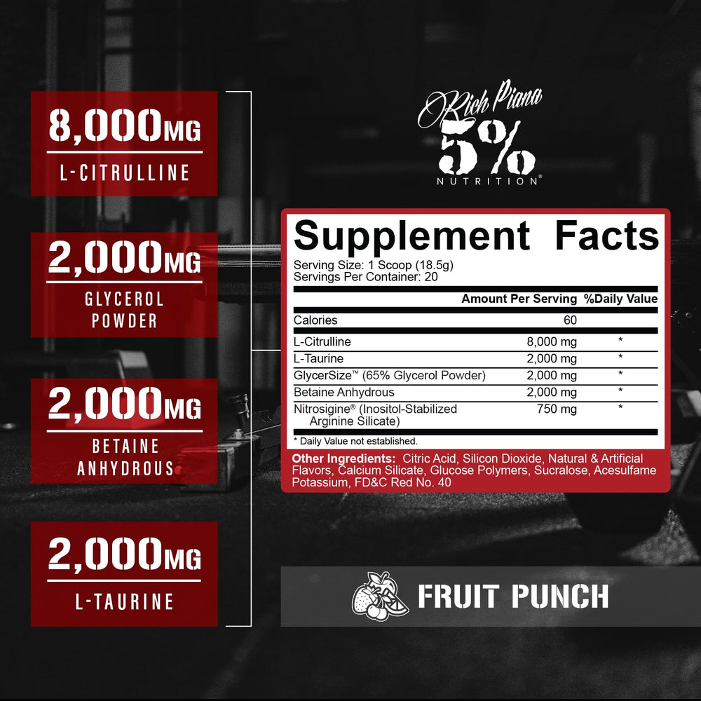 L-Taurine powder from FullAF with hydration and performance hints