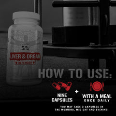 5% Nutrition Liver Defender packaging emphasizing quality and GMP-tested supplement