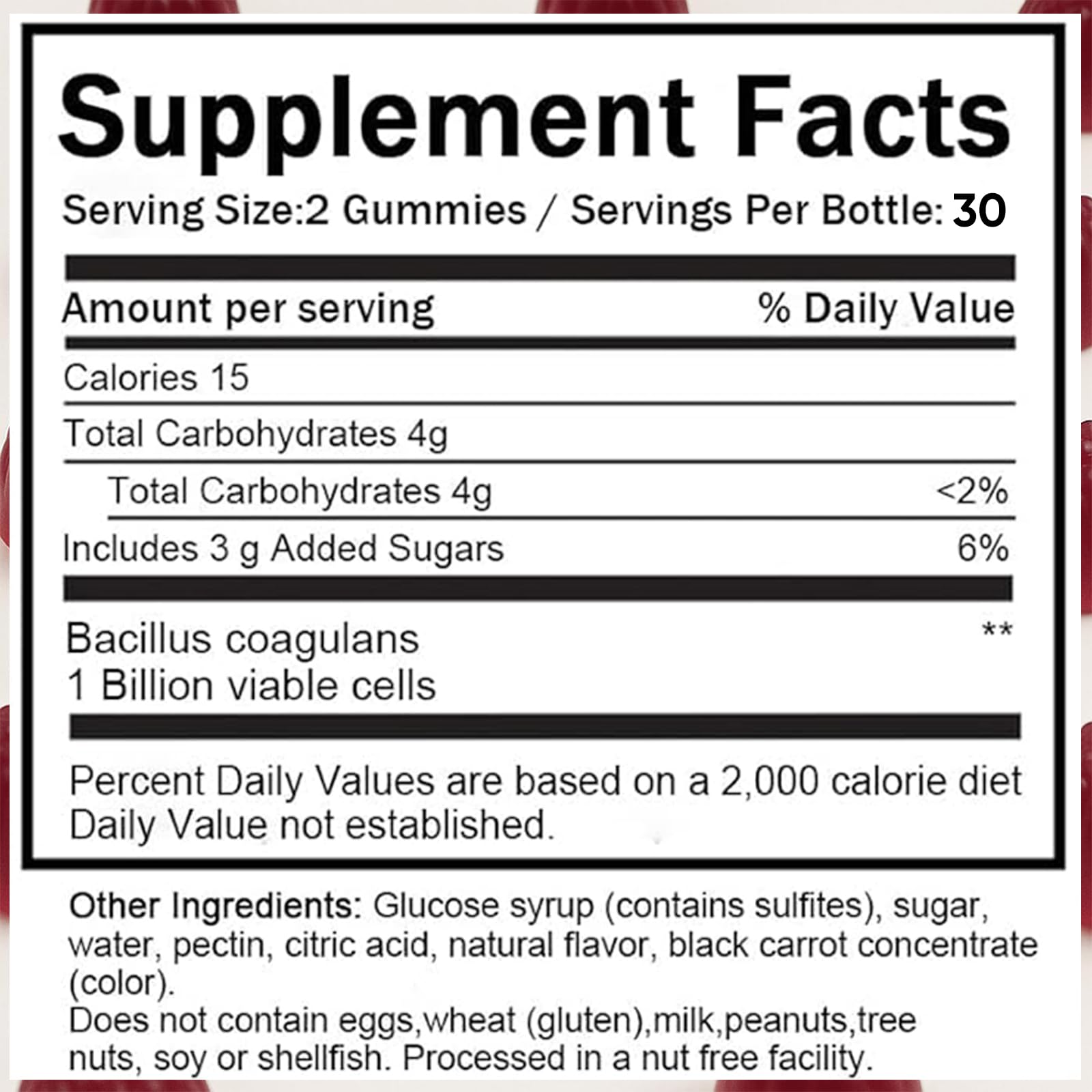 6525080 Clean Fiber Gummies close-up showing chewy texture for daily use