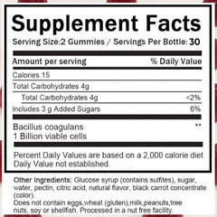 6525080 Clean Fiber Gummies close-up showing chewy texture for daily use