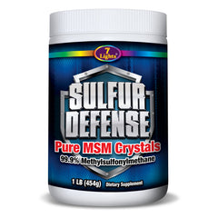 Seven Lights Sulfur Defense Opti-MSM powder bottle for joints and skin health
