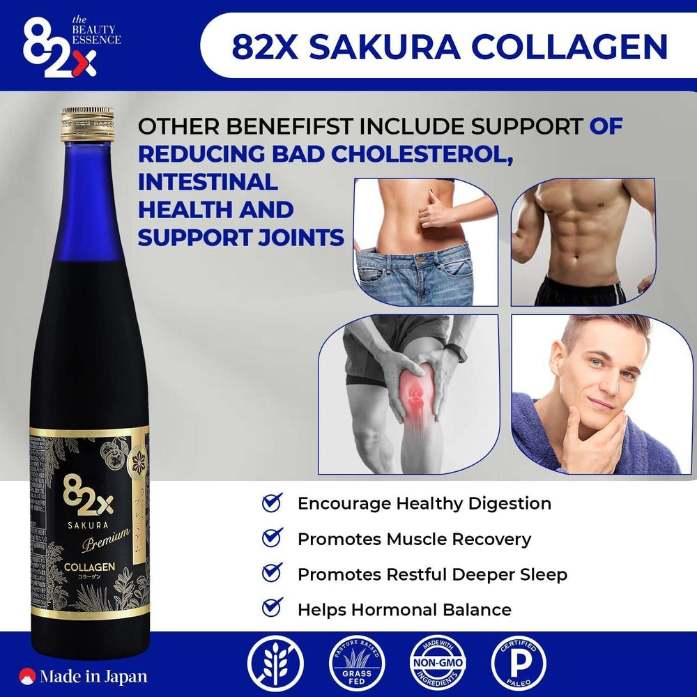 82X Collagen Premium mixed with water to show versatile consumption