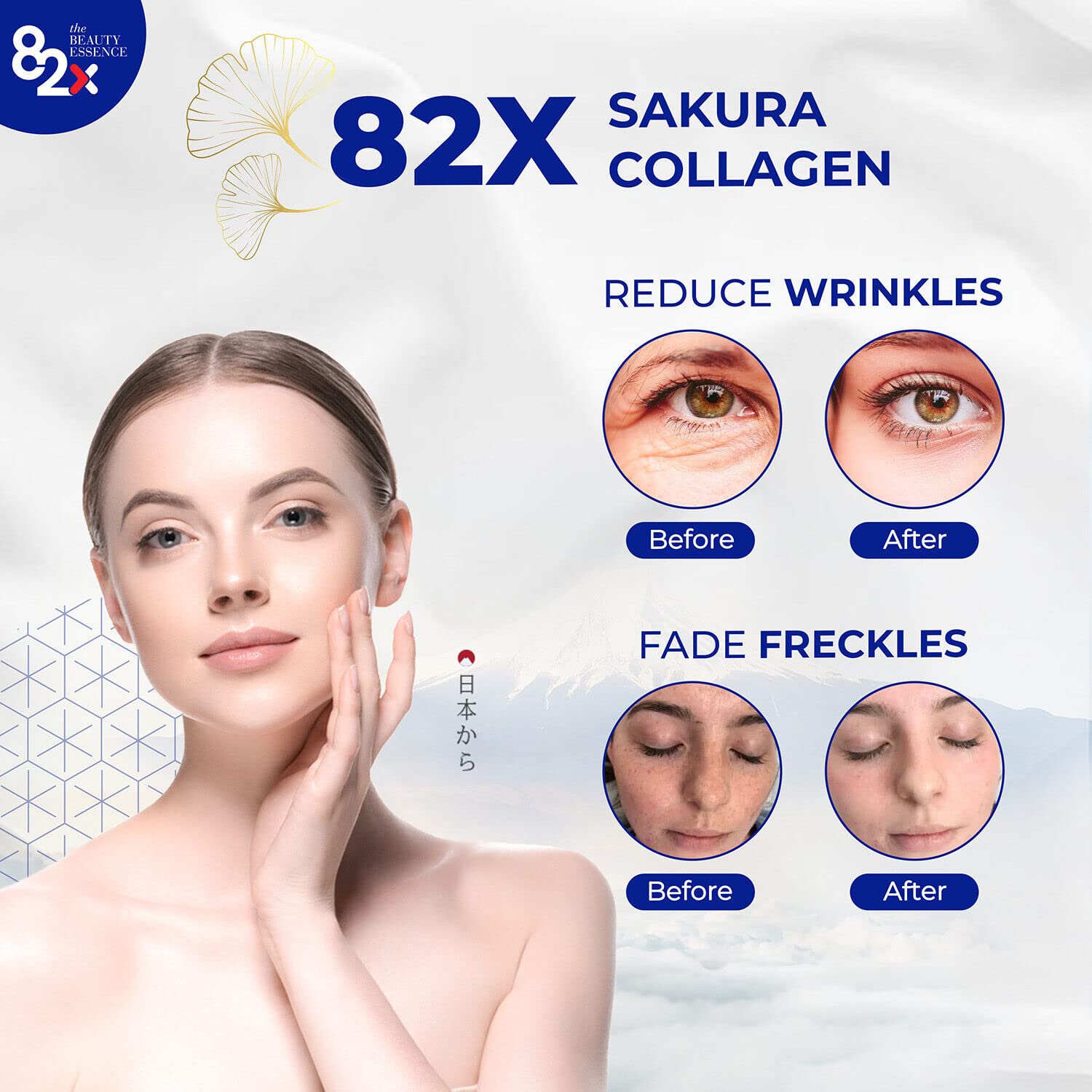 Pouring 82X Collagen Premium to start a daily skin and hair routine