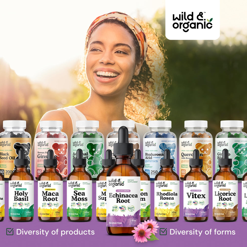Wild & Organic 84 servings graphic shows 28-day supply