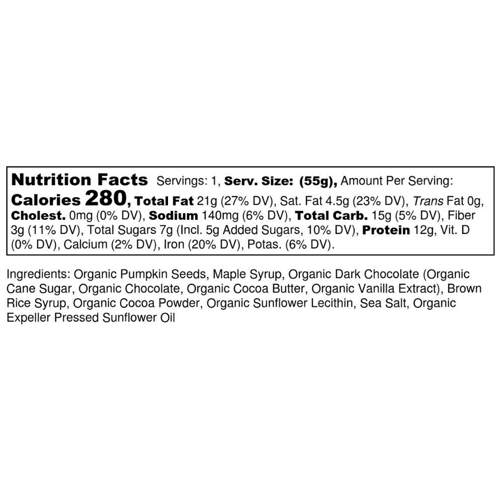 Close-up of 88 Acres bar highlighting wholesome ingredients and rich chocolate flavor