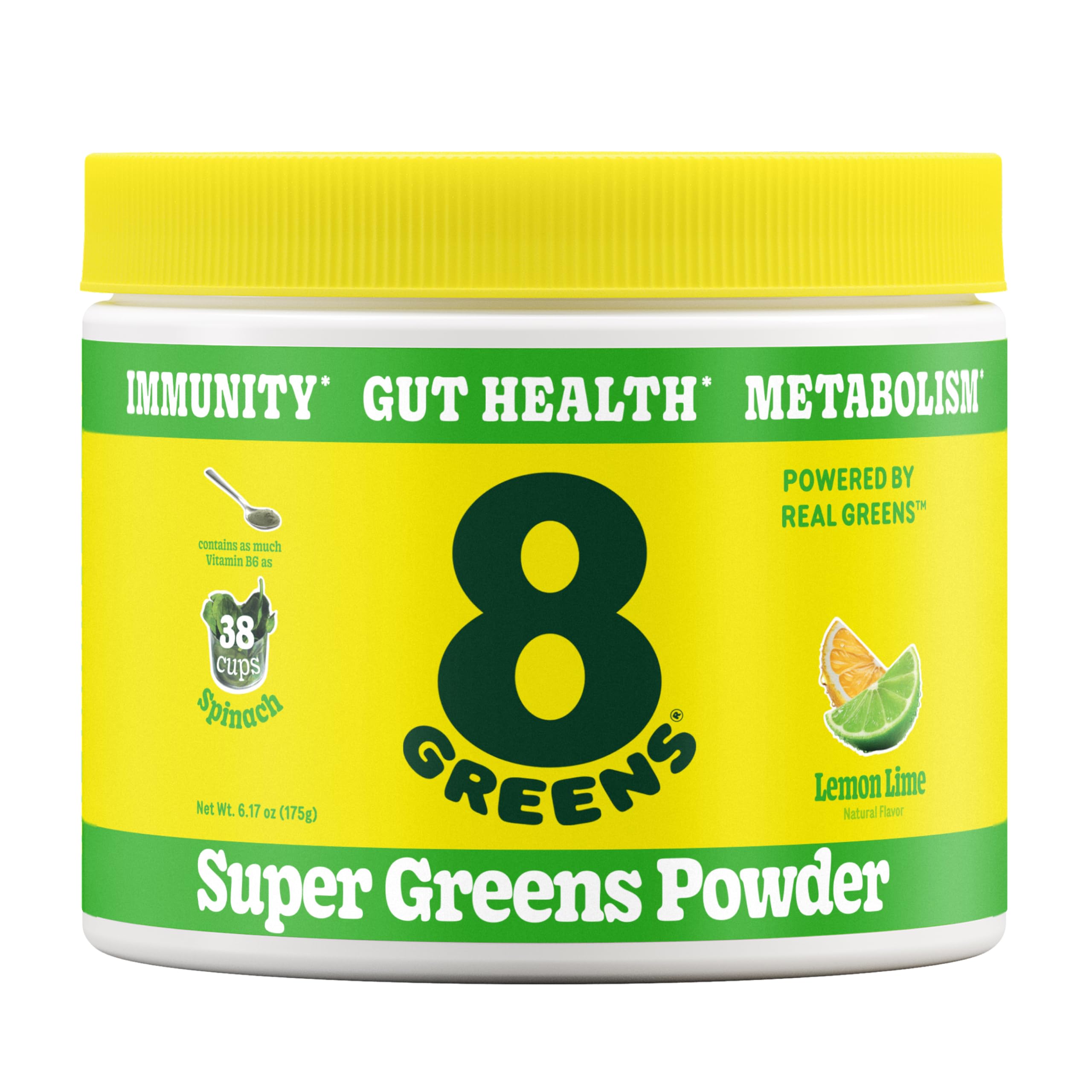 8Greens super greens powder bottle for daily wellness routine