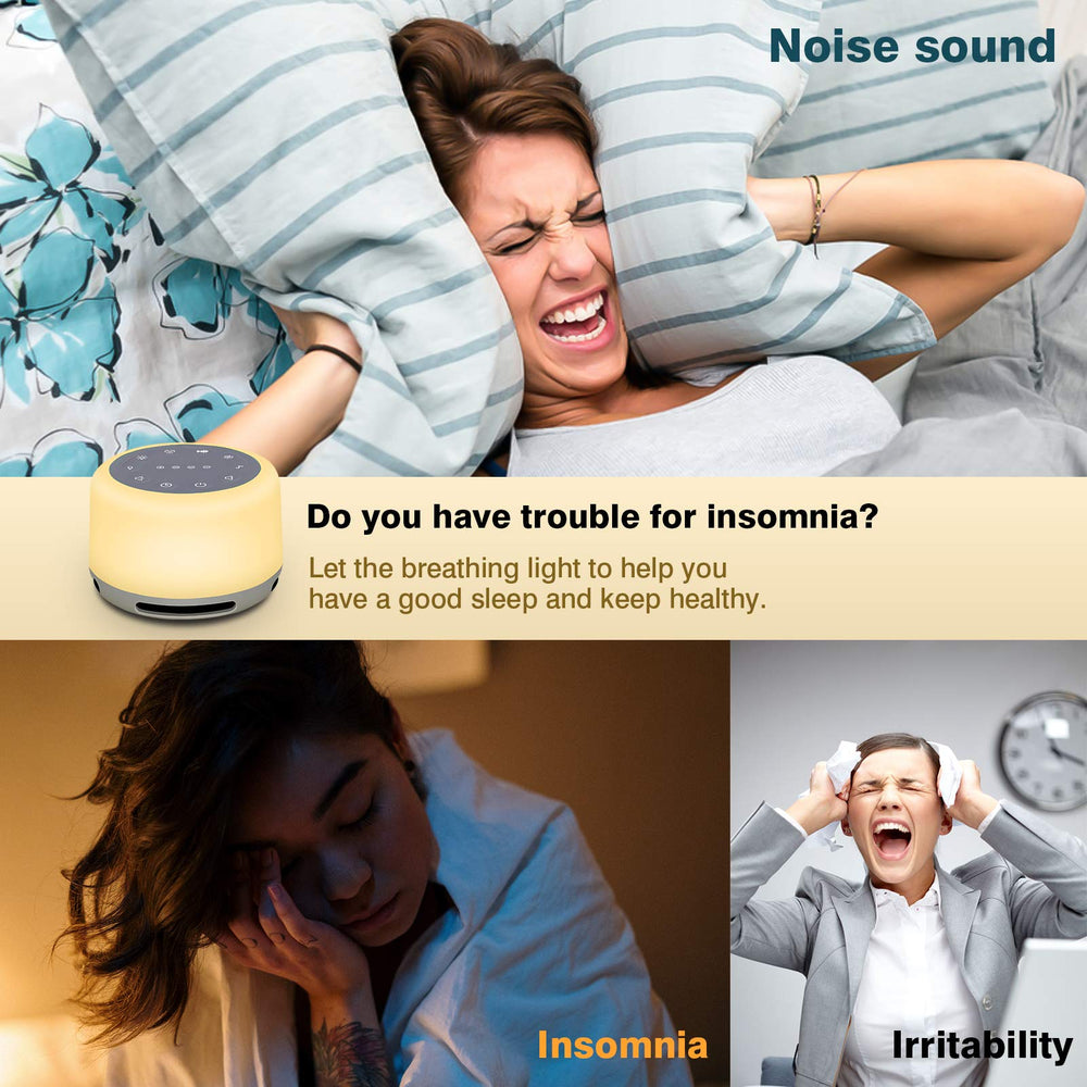 9H Sleep Sound Machine compact desk setup with memory feature
