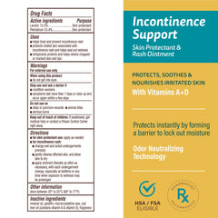 A+D Incontinence Protectant packaging highlights trusted care for fragile skin and long-lasting comfort