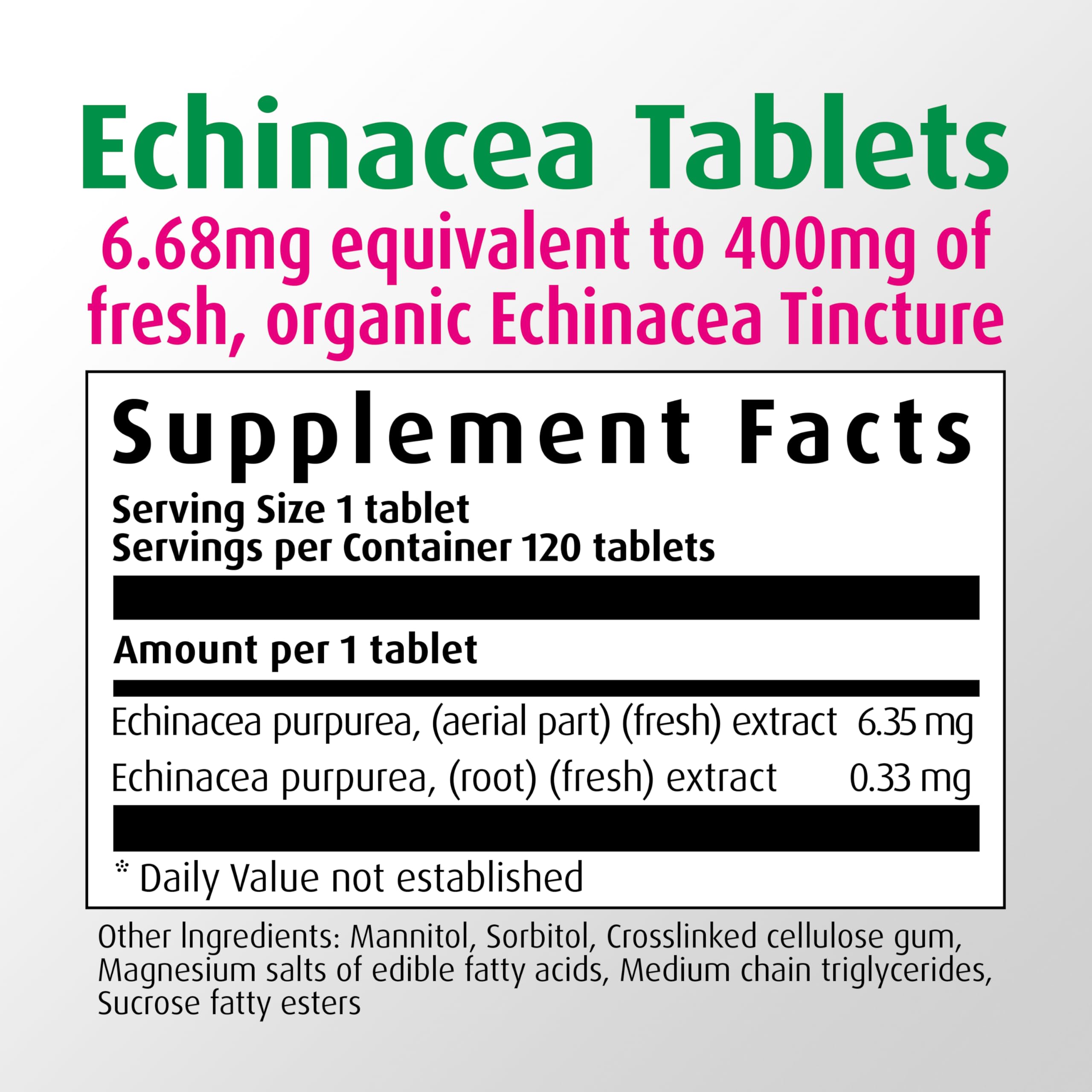 A.Vogel Echinaforce tablets ready for chewing for quick, convenient use.