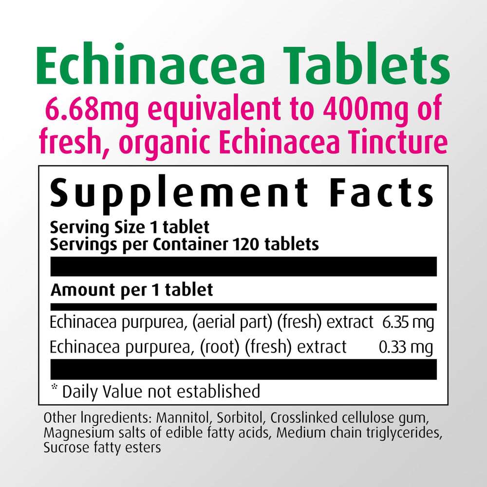 A.Vogel Echinaforce tablets ready for chewing for quick, convenient use.