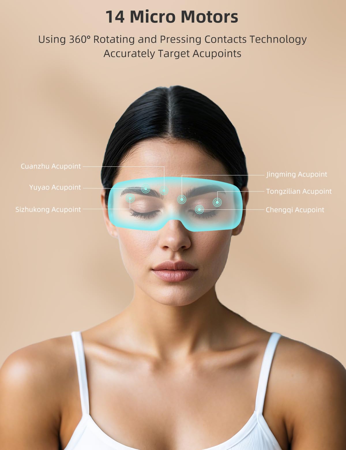 A9life Eye Massager heat and massage close-up for relaxing evenings.