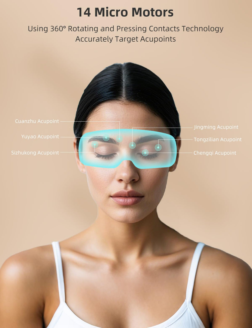 A9life Eye Massager heat and massage close-up for relaxing evenings.