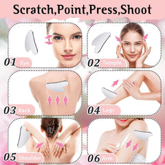 AAJP diseño contorneado ayuda a drenar y mejorar la circulación facial.