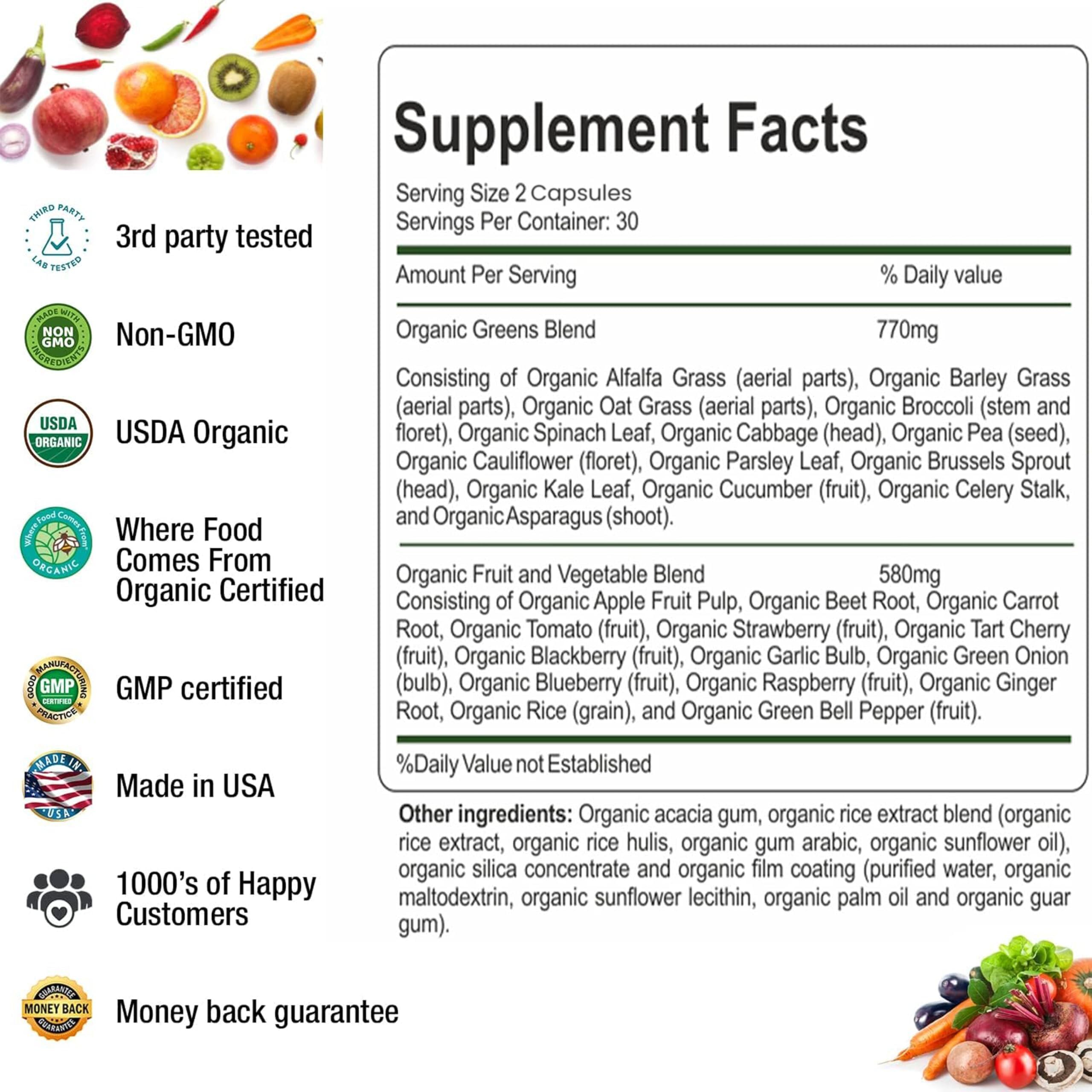 AAMATEC LIFE tart cherry and blackberry flavor hints in capsules