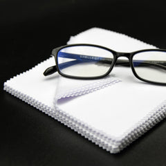 AAwipes microfiber cloth used on a smartphone screen