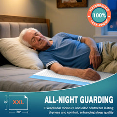 AAY bed pads diamond channel design directing liquid quickly