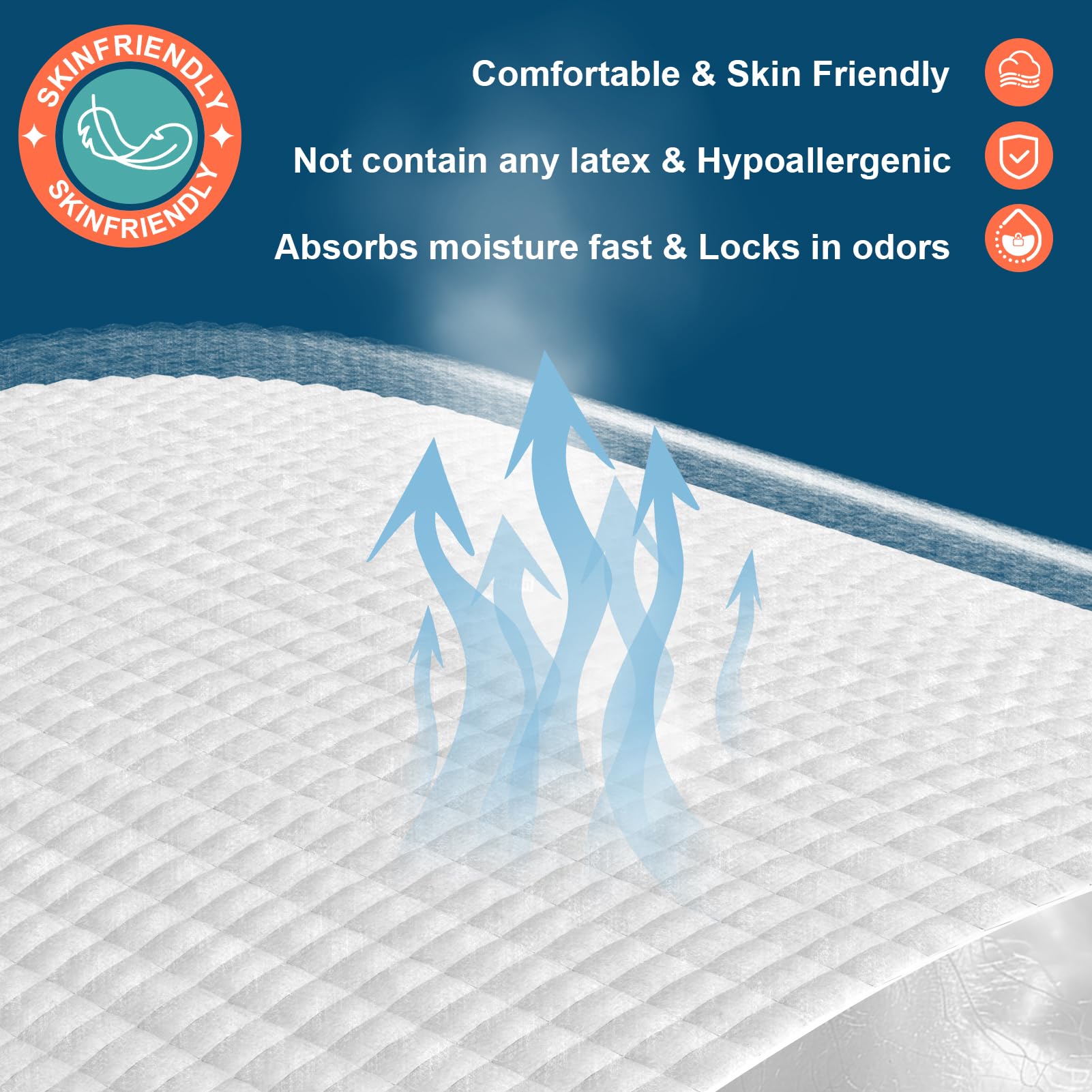 AAY 30x36 extra-large pads offer versatile protection at home or on the go.