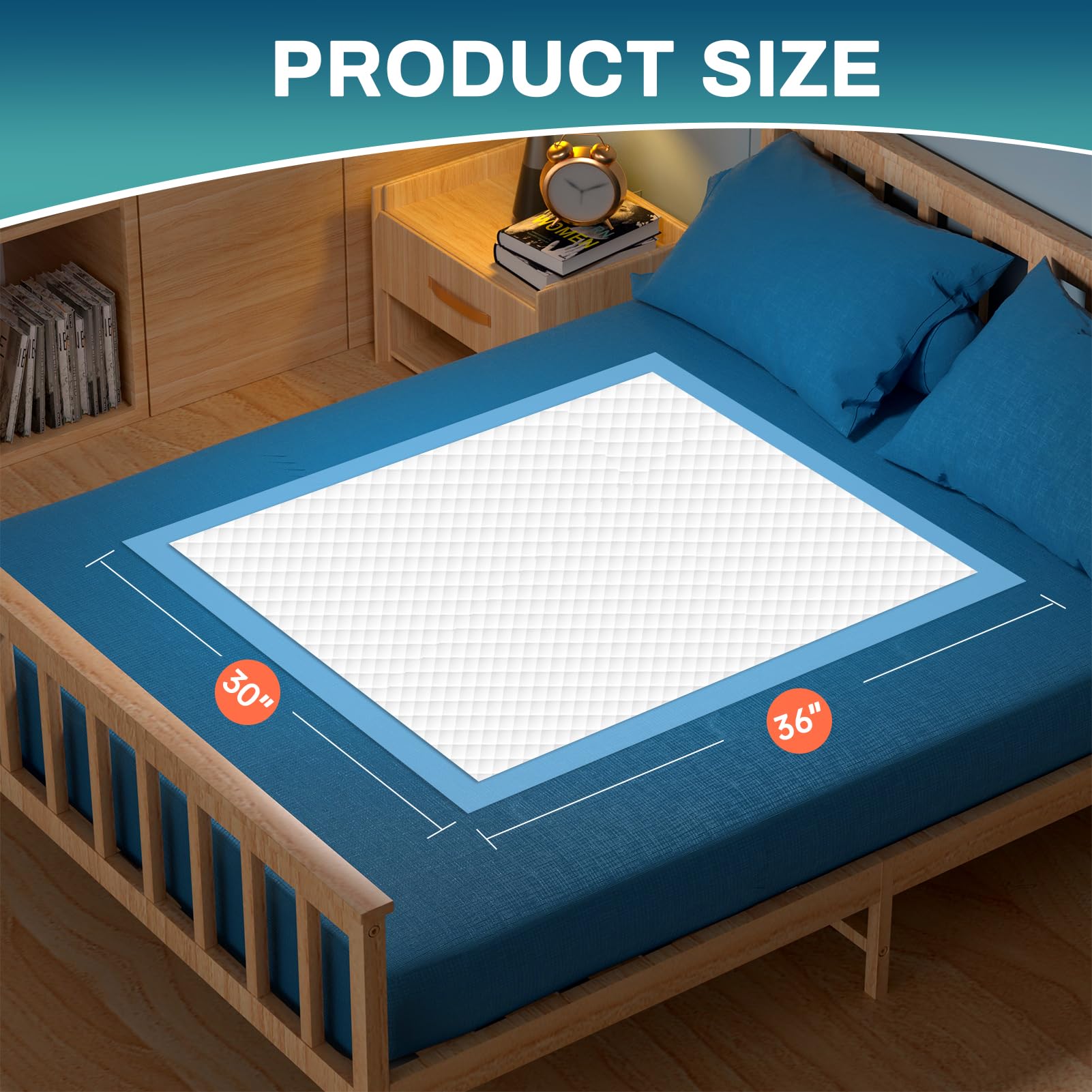 AAY underpads quickly absorb and gel, containing spills fast.