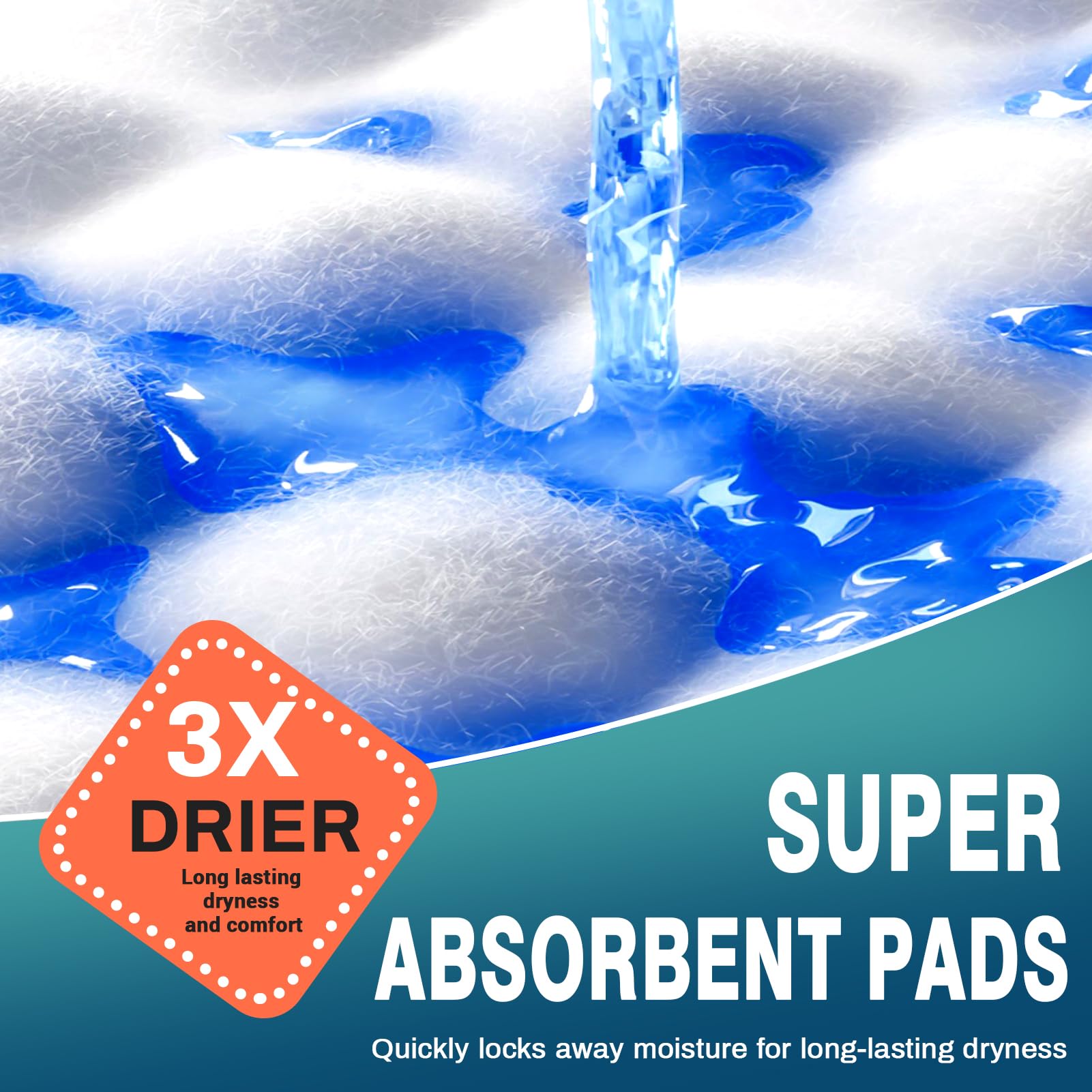 AAY bed pads soft quilted top layer for skin-friendly comfort