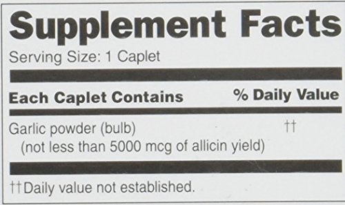 AB Garlique caplets high allicin potency supports potential cardiovascular benefits.