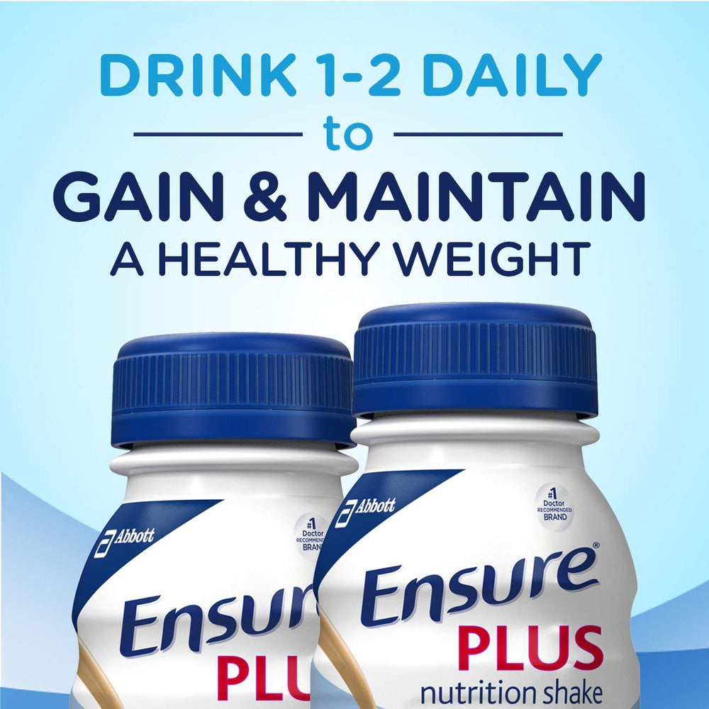 Abbott Ensure Plus Vanilla smoothie idea demonstrates versatility in drinks.