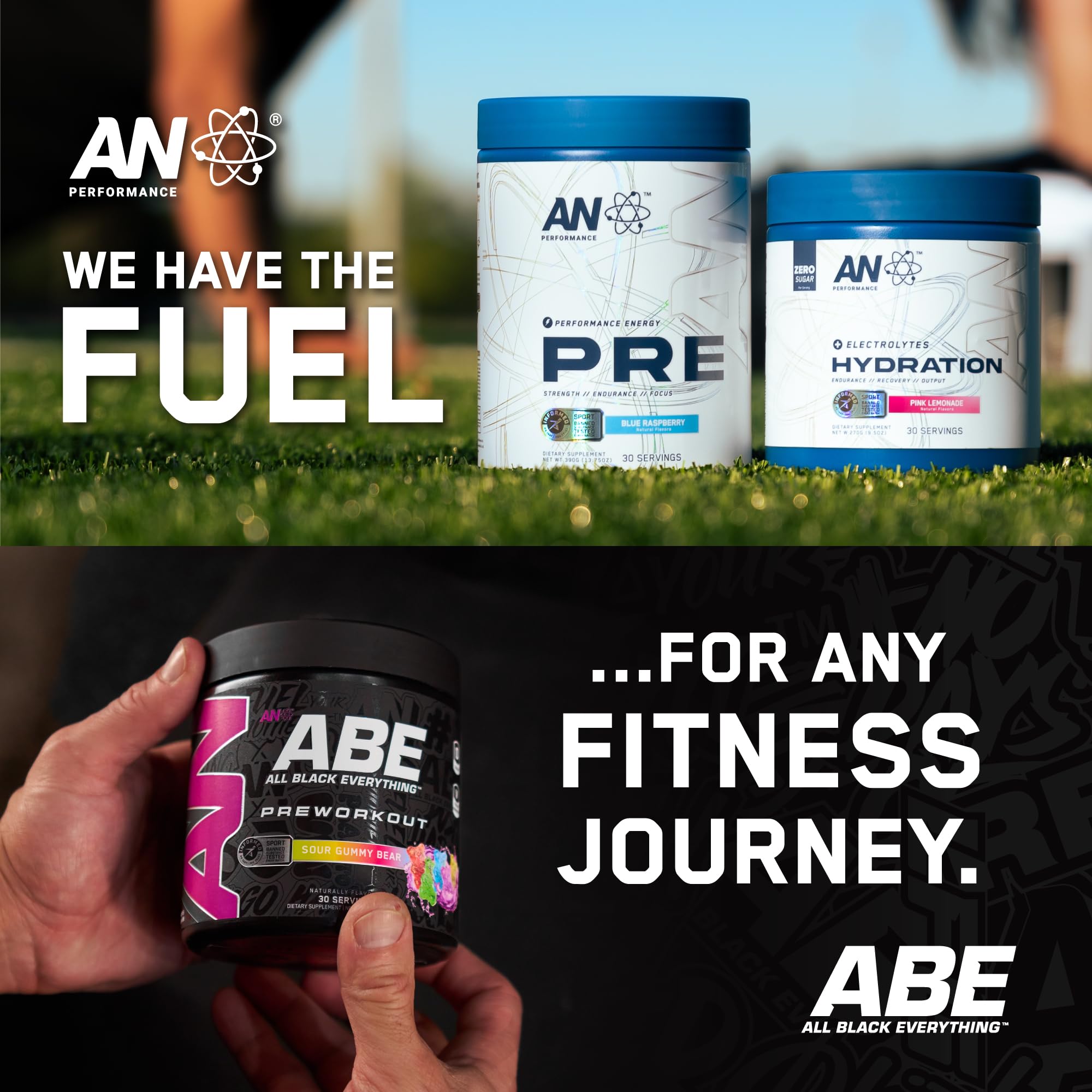 ABE Pump blue razz flavor adds a refreshing pre-workout experience.