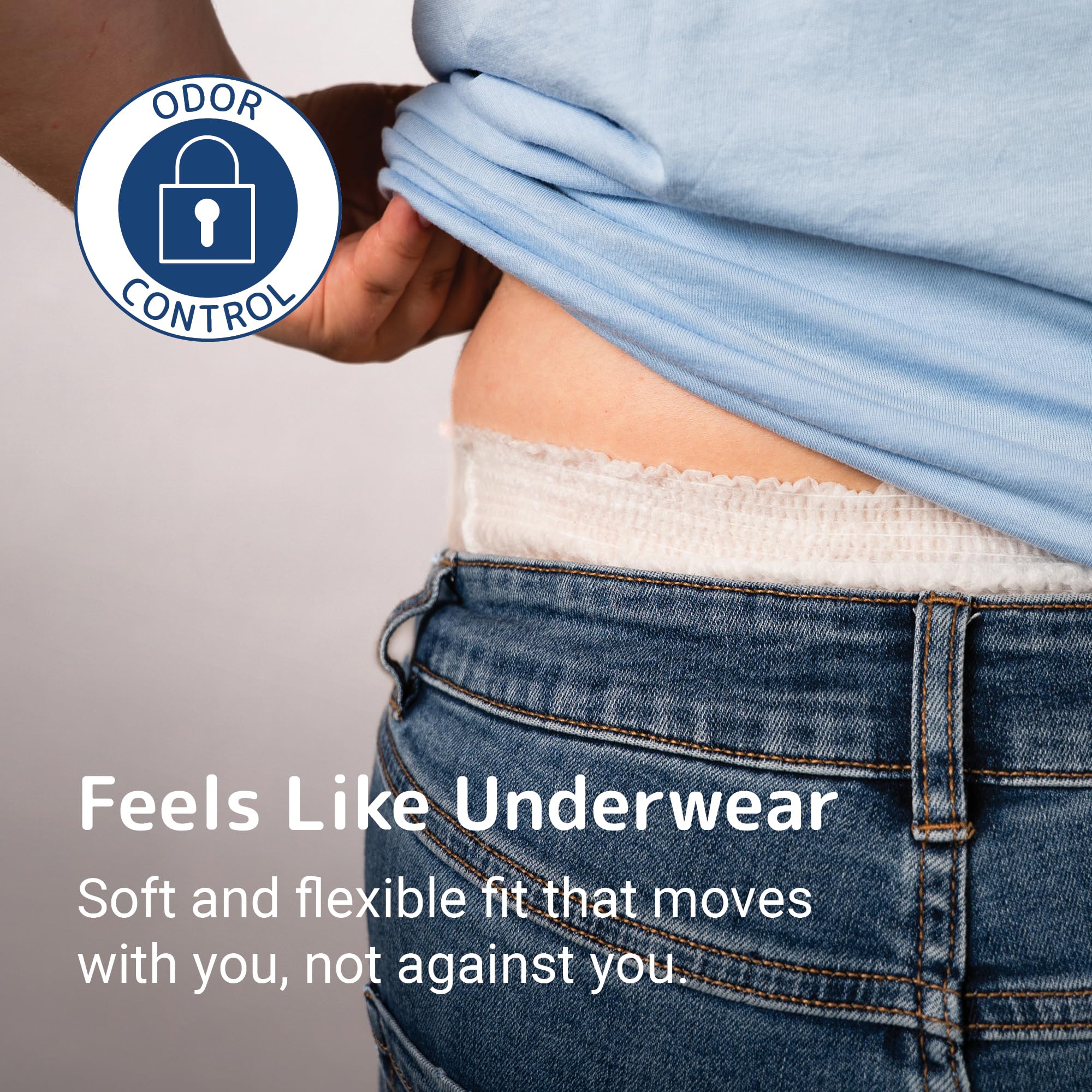 Abena Pants Premium Air Plus breathable material for skin airflow