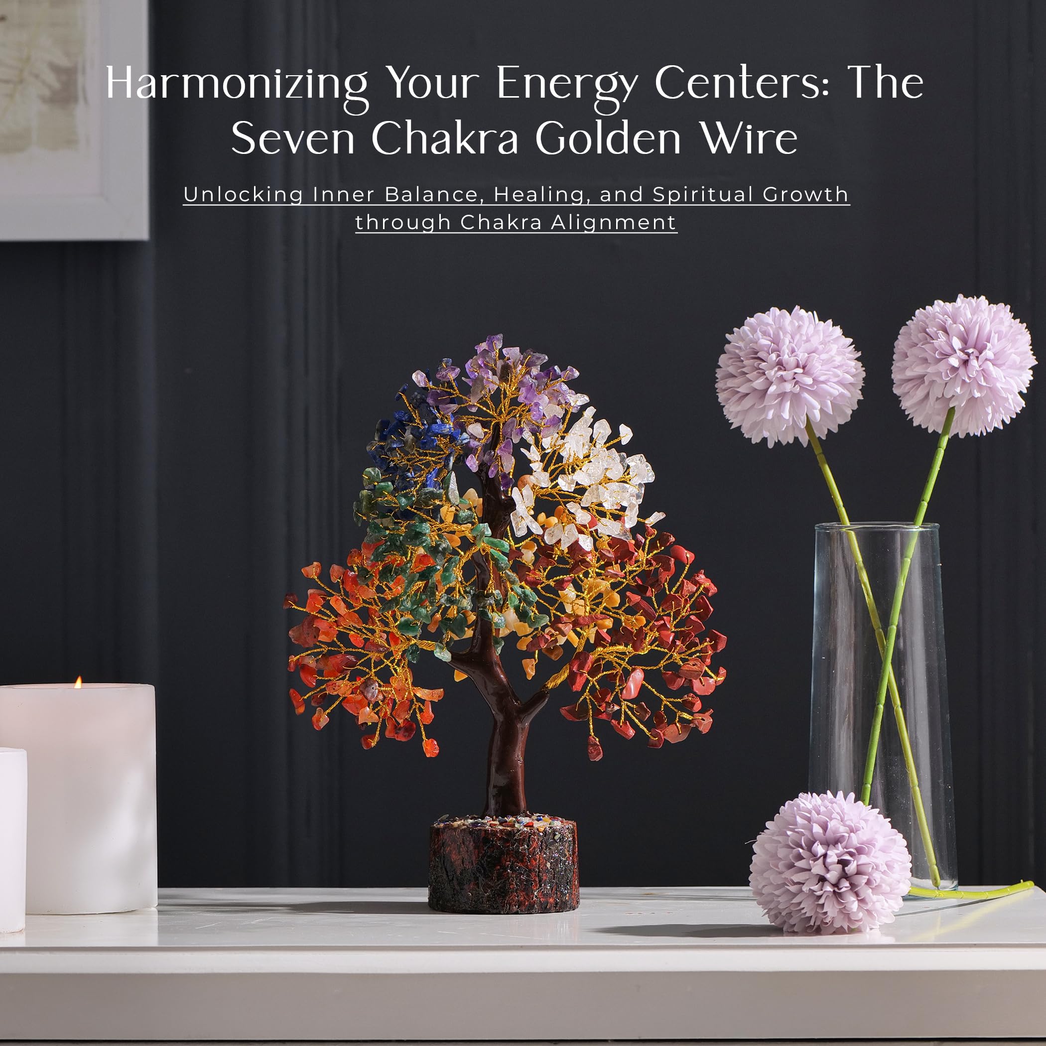 ABHISUBYA Gem Tree energy balance for mindful living spaces.