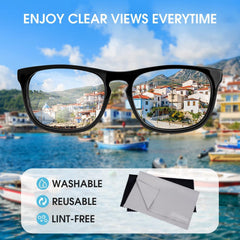 Ablethe paño microfibra para lentes, elimina huellas sin pelusa.