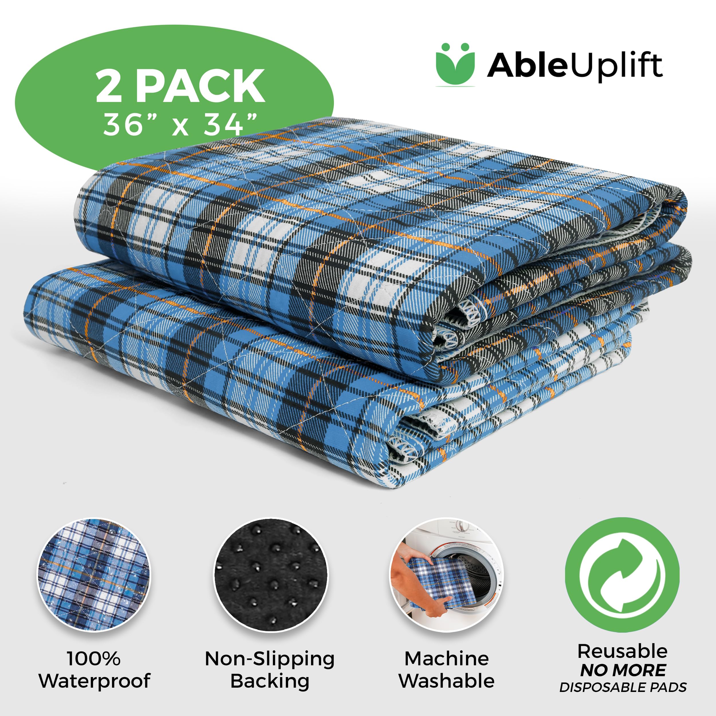 AbleUplift soft cotton-polyester cover feels gentle against skin.